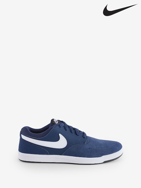 Nike Navy White Fokus Low Suede Trainers (AJ4300) | €93