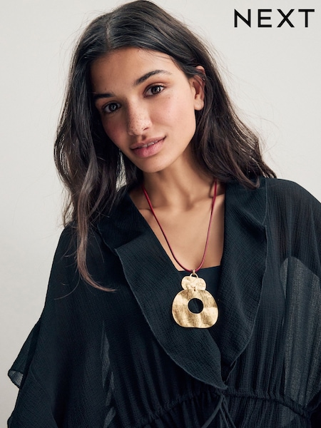Tono dorado - Cord Necklace (AJ4337) | 19 €