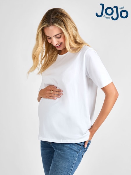 JoJo Maman Bébé Oversized Boyfriend Maternity T-Shirt (AJ4476) | 30 €
