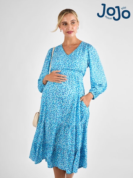 Jojo Maman Bébé Maternity & Nursing Midaxi Dress (AJ4480) | ‏282‏₪