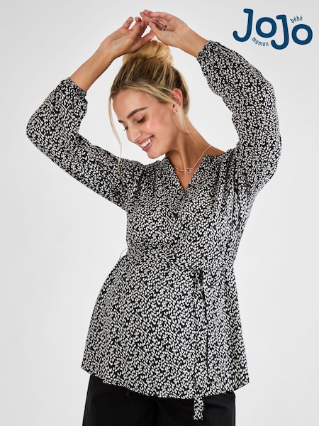 JoJo Maman Bébé Long Sleeve Printed Maternity Blouse (AJ4513) | 57 €