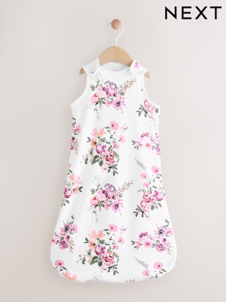 Floral Print 1 Tog  Baby 100% Cotton Sleep Bag (AJ4536) | AED93 - AED111