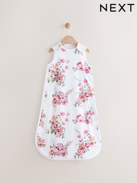 Floral Print 0.5 Tog Baby 100% Cotton Sleep Bag (AJ4537) | AED83 - AED102