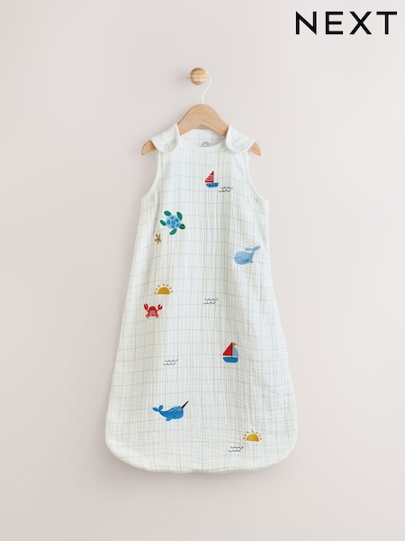Muslin 1 Tog Baby 100% Cotton Sleep Bag (AJ4558) | ¥ 4,840 - ¥ 5,540