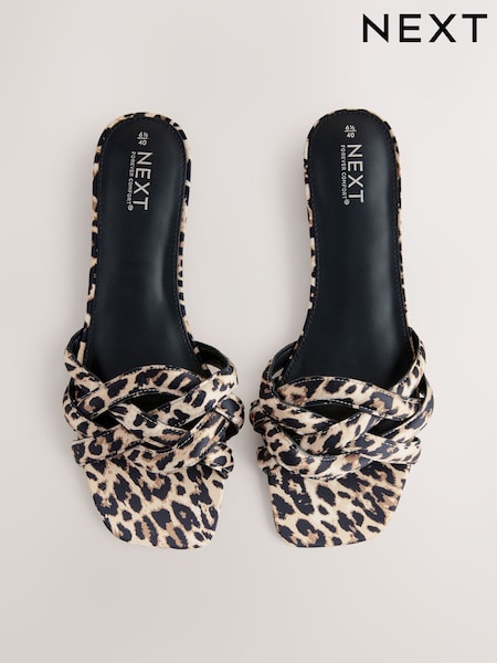 léopard - Forever Comfort® Woven Strap Mules (AJ4715) | 41 €