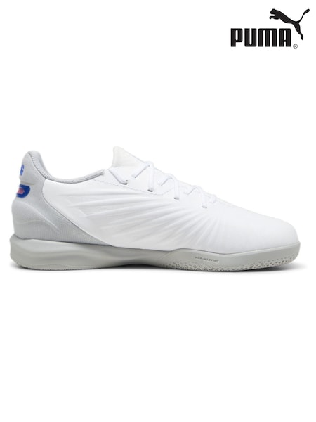 Puma White Youth Boys KING MATCH IT Football Boots (AJ4815) | €33