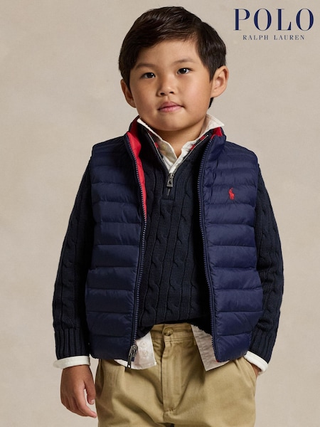 Polo Ralph Lauren Boys Reversible Quilted Vest (AJ4912) | €96 - €105