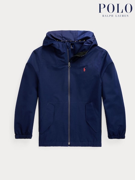 Polo Ralph Lauren Blue Boys Hooded Jacket (AJ4928) | €197