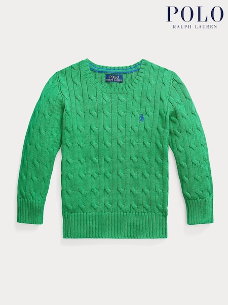 Polo Ralph Lauren Green Boy Cable-Knit Jumper (AJ4929) | 5,948 UAH