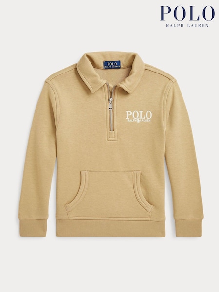 Polo Ralph Lauren Boys Logo French Terry Collared Sweatshirt (AJ4931) | 464 LEI - 515 LEI