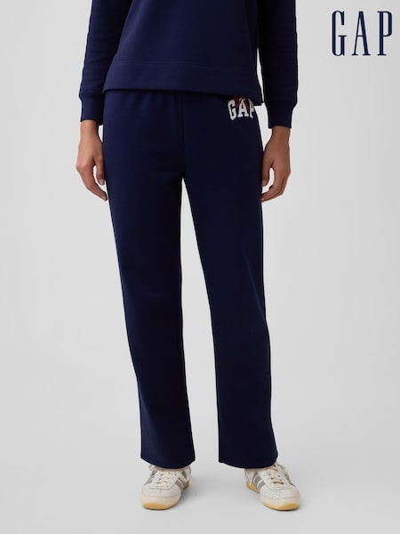 Azul marino - Gap Logo Pull On Slim Joggers