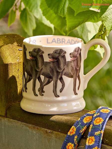 Emma Bridgewater Cream Black Labrador 1/2 Pint Mug (AJ5279) | $40