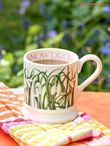 Emma Bridgewater Cream Snowdrop 1/2 Pint Mug (AJ5282) | €35