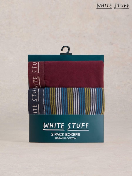 White Stuff Purple Boxers 2 Pack (AJ5317) | €29