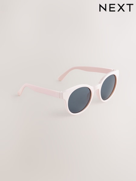 Light Pink Kids Round Sunglasses (AJ5505) | kr100 - kr134