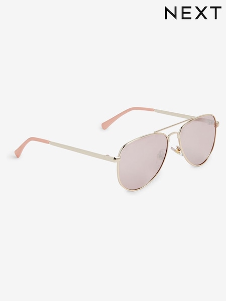 Rosa/Verde - Kids Aviator-Style Sunglasses (AJ5518) | 10 € - 11 €