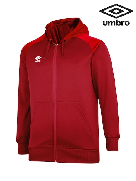 Umbro Red Zip Thru Hoodie (AJ5527) | €21.50