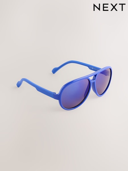 Blue Aviator Style Sunglasses (AJ5573) | kr100 - kr117