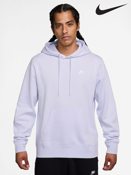 Nike Amethyst Purple Club Pullover Hoodie (AJ6039) | €69