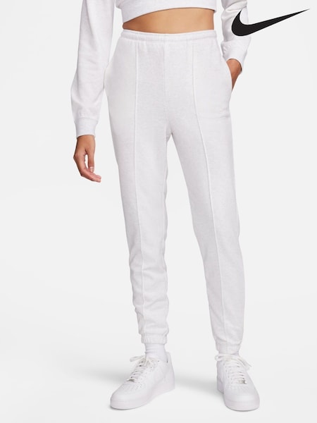 Gris claro - Nike Alto Waisted French Terry Joggers (AJ6079) | 78 €