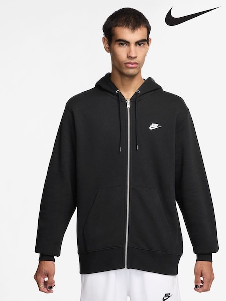 Nike Black Club Full Zip Hoodie (AJ6091) | €99