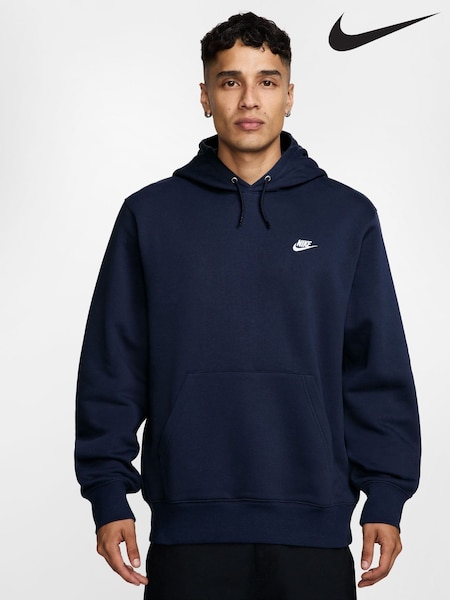 Nike Obsidian Navy Club Pullover Hoodie (AJ6109) | €79