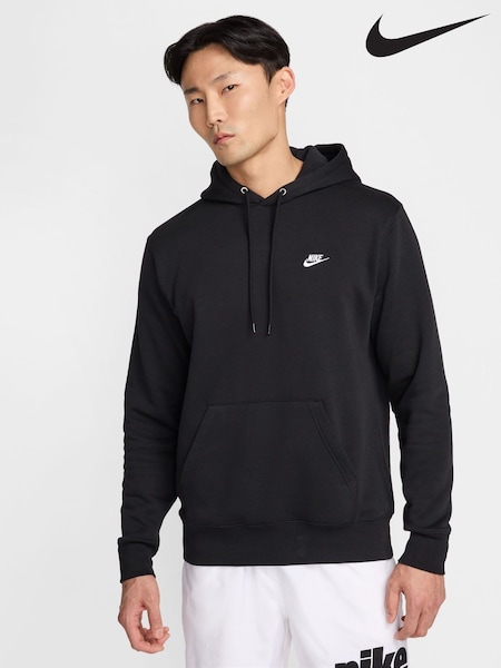 Nike Black Club Pullover Hoodie (AJ6115) | €79