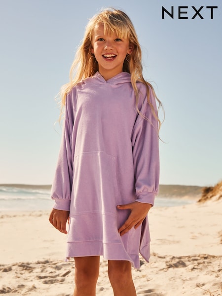 סגול עדין - Poncho Towel (3-16yrs) (AJ6244) | ‏75‏₪ - ‏101‏₪