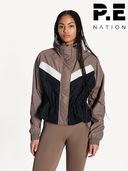 P.E Nation Brown Shelter Jakcet (AJ6255) | €198