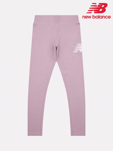 New Balance Red Kids Stacked Logo Leggings (AJ6432) | €40 - €48
