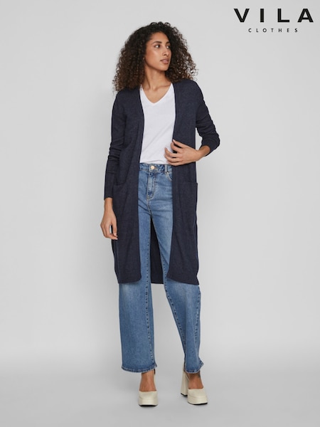 modra - VILA Longline Lightweight Cardigan (AJ6467) | € 46