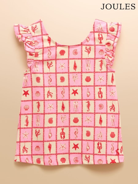 Joules Butterfly Pink Frill Sleeve Vest (AJ6495) | R$ 120 - R$ 160