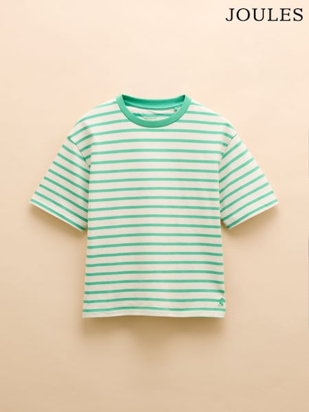 Joules Let's Go Green/White Short Sleeve T-Shirt (AJ6510) | R$ 110 - R$ 150