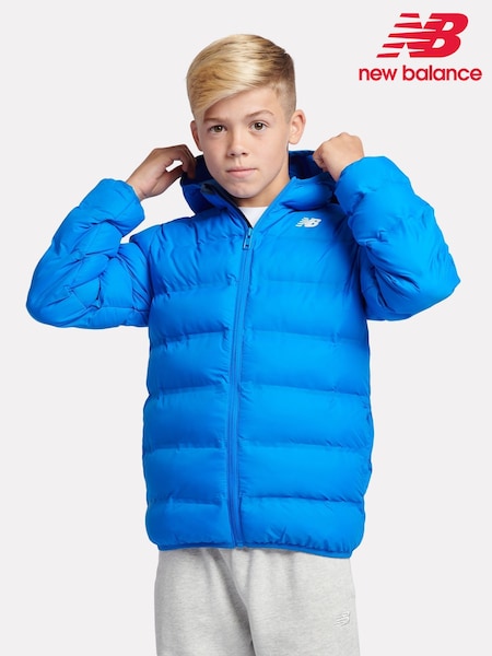 New Balance Blue Boys Bond Quilted Jacket (AJ6544) | ₪427 - ₪513