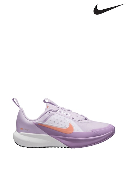 Nike Lilac Purple Orange Youth Sonic Fly Running Trainers (AJ6671) | €73