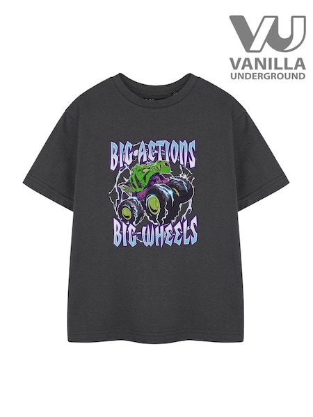 Vanilla Underground Grey Boys Hot Wheels Licensed 100% Cotton T-Shirt (AJ6707) | 69 QAR