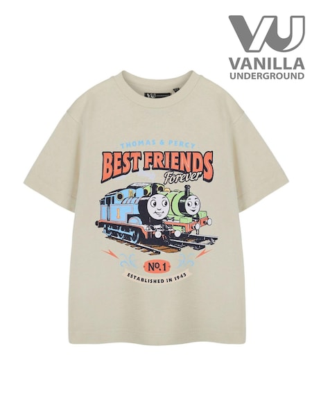 كريم - Vanilla Underground 100% Cotton Thomas and Friends Boys Licensed T-Shirt (AJ6709) | ‏100 د.إ.‏