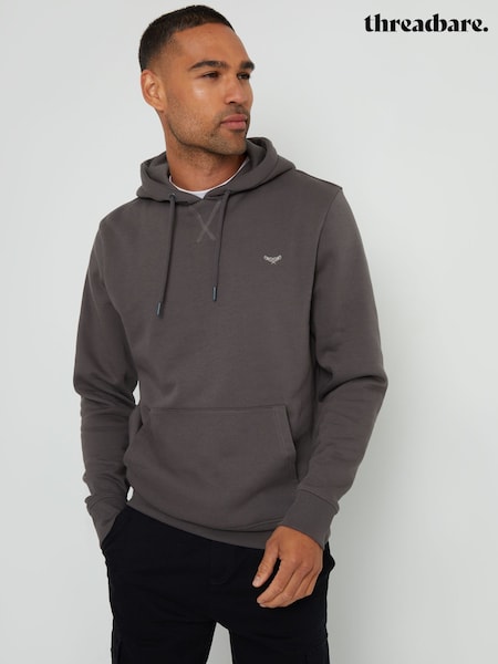 Threadbare Grey Pullover Hoodie (AJ6844) | 109 QAR
