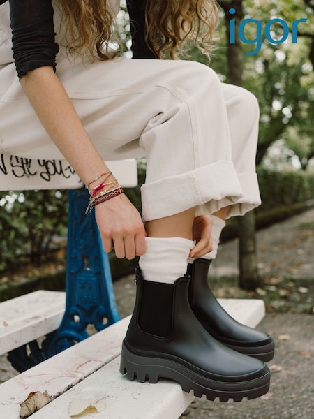 Negru - Igor Soul Ankle Chelsea Welles (AJ6968) | 410 LEI