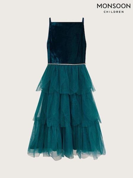 Monsoon Gulia Velour Tulle Dress (AJ7093) | 189 LEI - 207 LEI