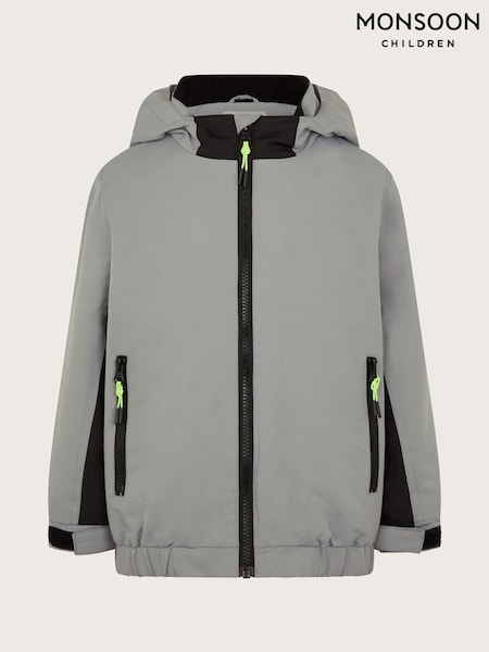 Monsoon Grey Canvas Zip Jacket (AJ7115) | €53 - €66