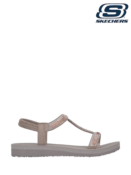 Taupe - Skechers Meditaatio Naisten Sandaalit (AJ7136) | €69