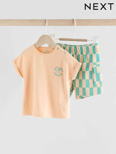Diseño brillante de manzanas - Baby T-Shirt and Shorts Set (AJ7214) | 14 € - 17 €