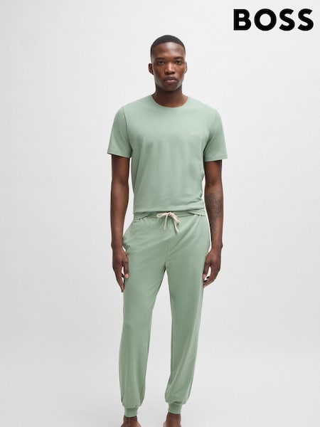 BOSS Green Embroidered Logo Tracksuit Bottoms (AJ7278) | AED142