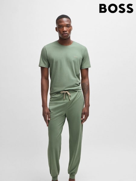 BOSS Green BOSS Embroidered Logo  Stretch T-Shirt (AJ7282) | €23