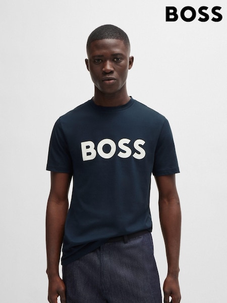 BOSS Blue Logo 100% Cotton Jersey T-Shirt (AJ7334) | €30