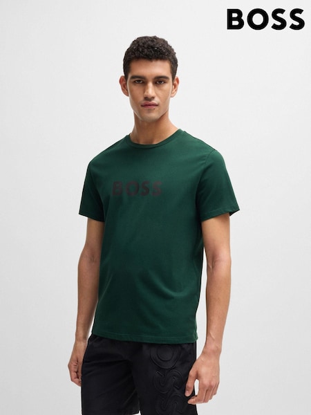 BOSS Green Logo Print 100% Cotton Jersey T-Shirt (AJ7351) | €32