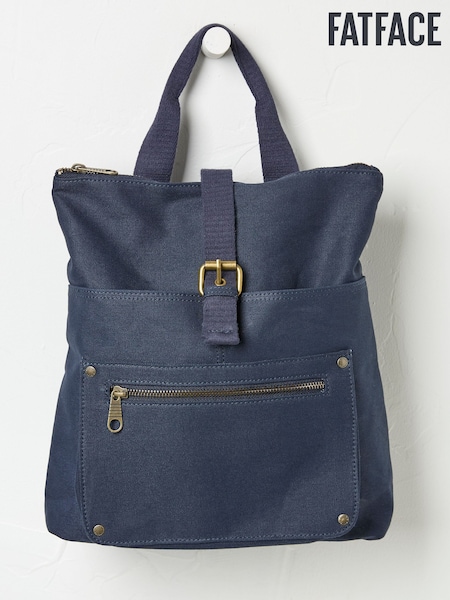 Navy Alba Canvas Rucksack (AJ7473) | €56