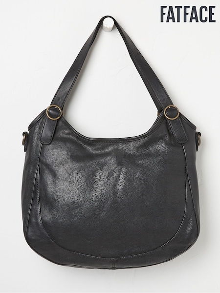 FatFace Tabitha Black Leather Tote Bag (AJ7480) | AZN 238