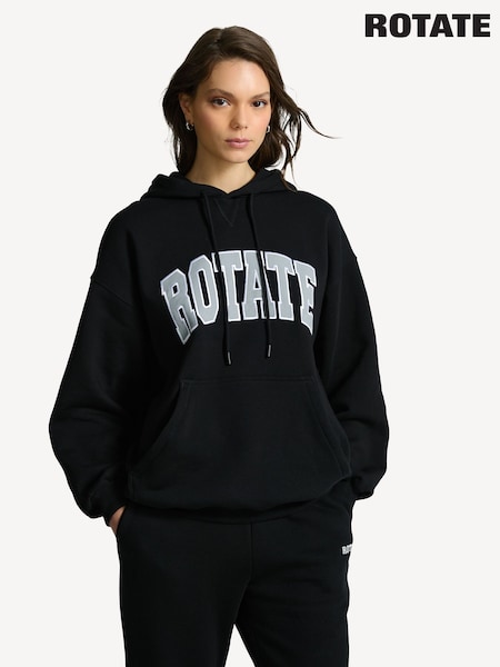 Rotate Black Heavy Sweat Hoodie (AJ7494) | €247